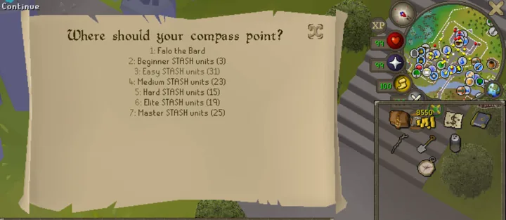 Clue Compass