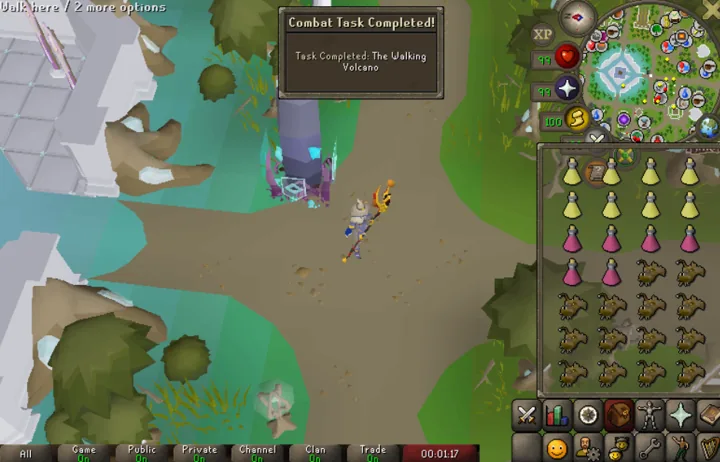 Combat task completed