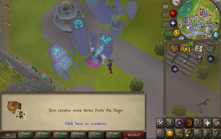Relic items from the Sage
