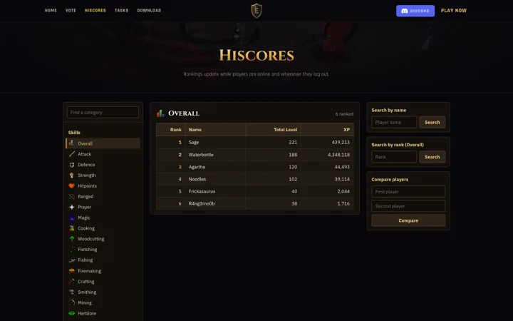 Hiscores
